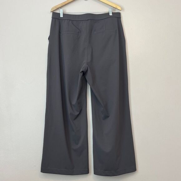 Halara Flex DayStretch High Waisted Pocket Straight Leg Work Pant Gray XL Petite - Picture 9 of 12